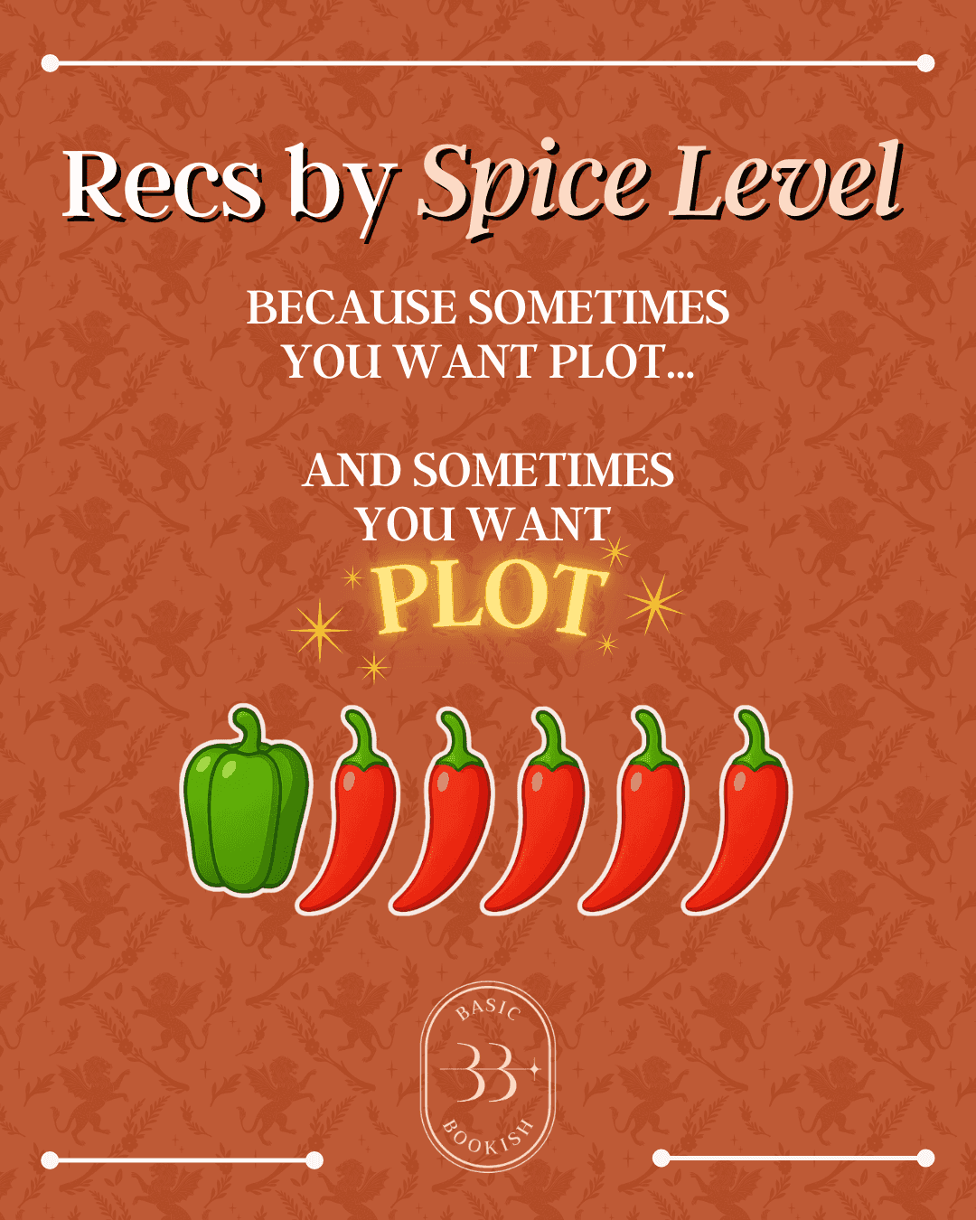 Book Recs by Spice Level - slide 1